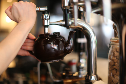 Pots of tea will be served in Brew, the tea pub.
